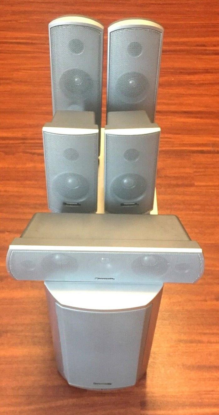 Panasonic Home Theater Surround Sound System, Five Speakers, One Subwoofer