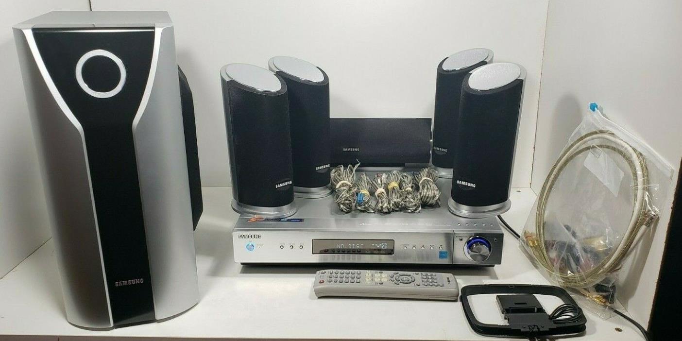 Samsung 5 Disc DVD Home Theater System..Complete HT-P40.. Tested