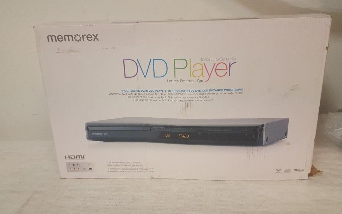NEW MEMOREX MVD2047BLK PROGRESSIVE SCAN DVD PLAYER