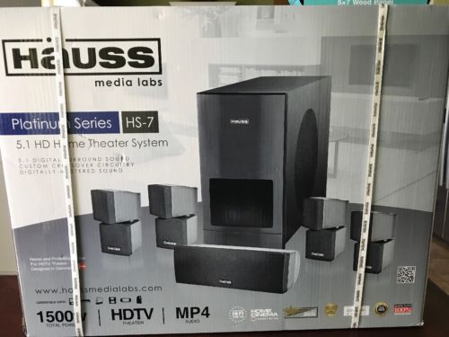 Hauss Media Labs Platinum Series HS-7 5.1 HD Home Theater System