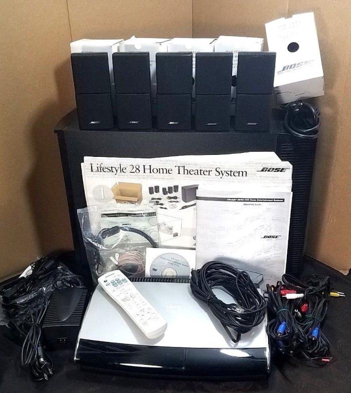 Bose LifeStyle AV28 DVD Players Media Home Theater Sound System - Tested