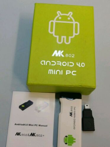 Android 4.0 Mini PC TV Dongle MK802 1GHz WiFi 1GB RAM 4GB HDMI A10 riokomagic