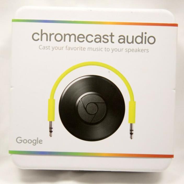 Google Chromecast Audio Media Streamer - Brand New in Box - Free Shipping!