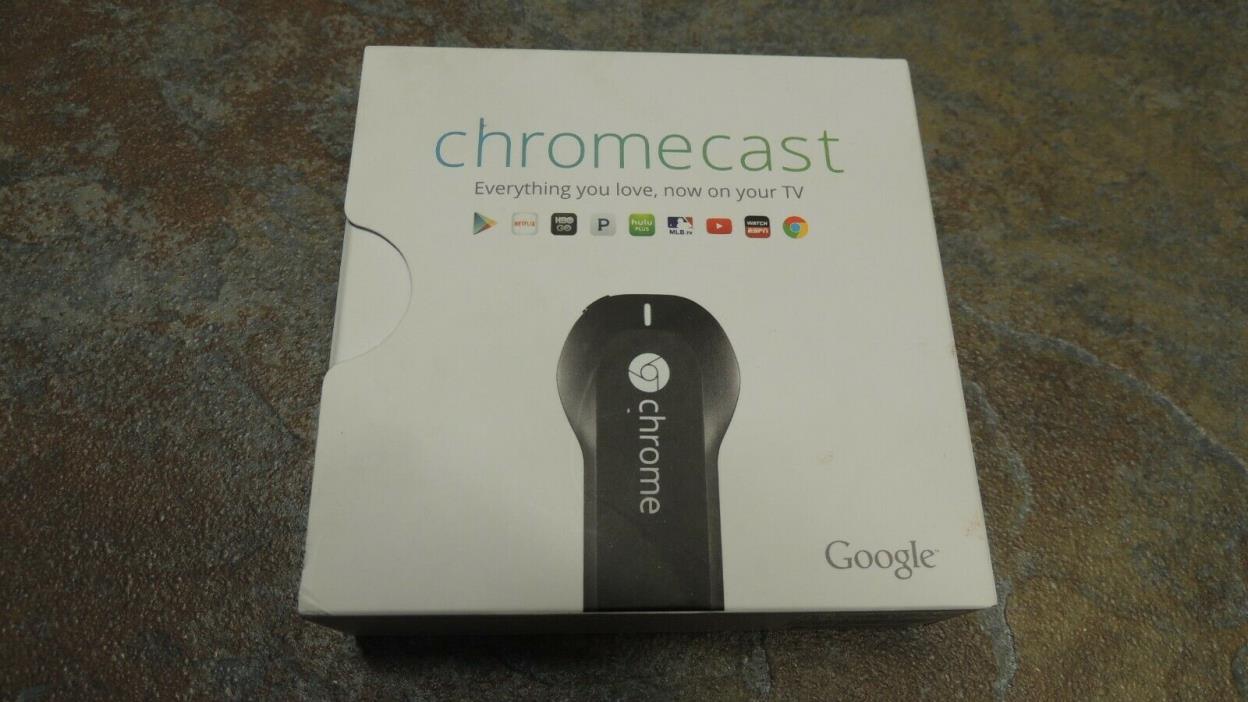Chromecast H2G2-42 1st Generation Wifi Media Streamer Excellent Condition Used
