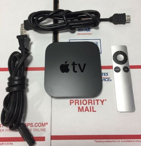 MINT -Apple TV A1469 3rd Gen Media Streamer+NEW REMOTE +HDMI -100% WARRANTY
