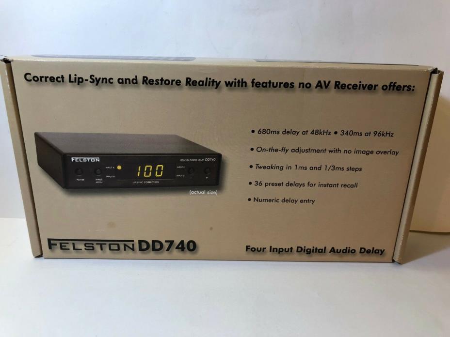 Felston DD740 Digital Audio Delay for lip-sync correction