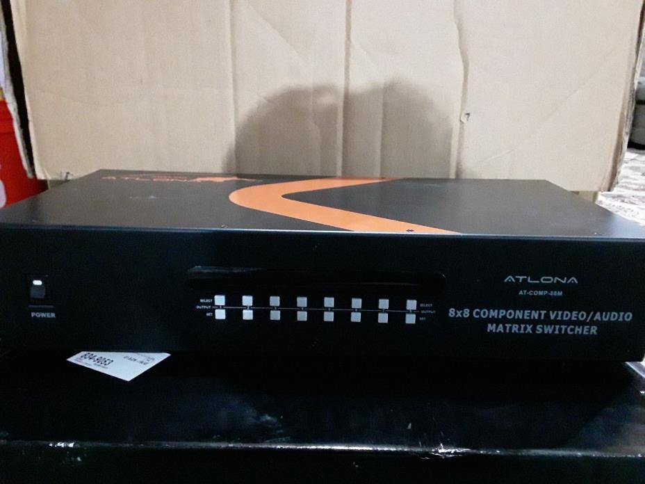 Atlona AT-COMP-88M 8x8 Component Video/Audio Matrix Switcher