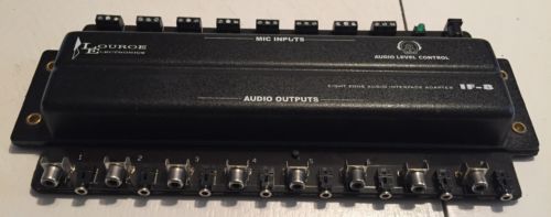 Louroe Electronics Audio Level Control IF-8 Eight Zone Audio Interface Adapter