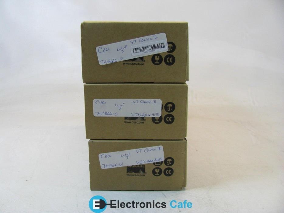Cisco 74-4600-01 VT Camera ll Lot of 3