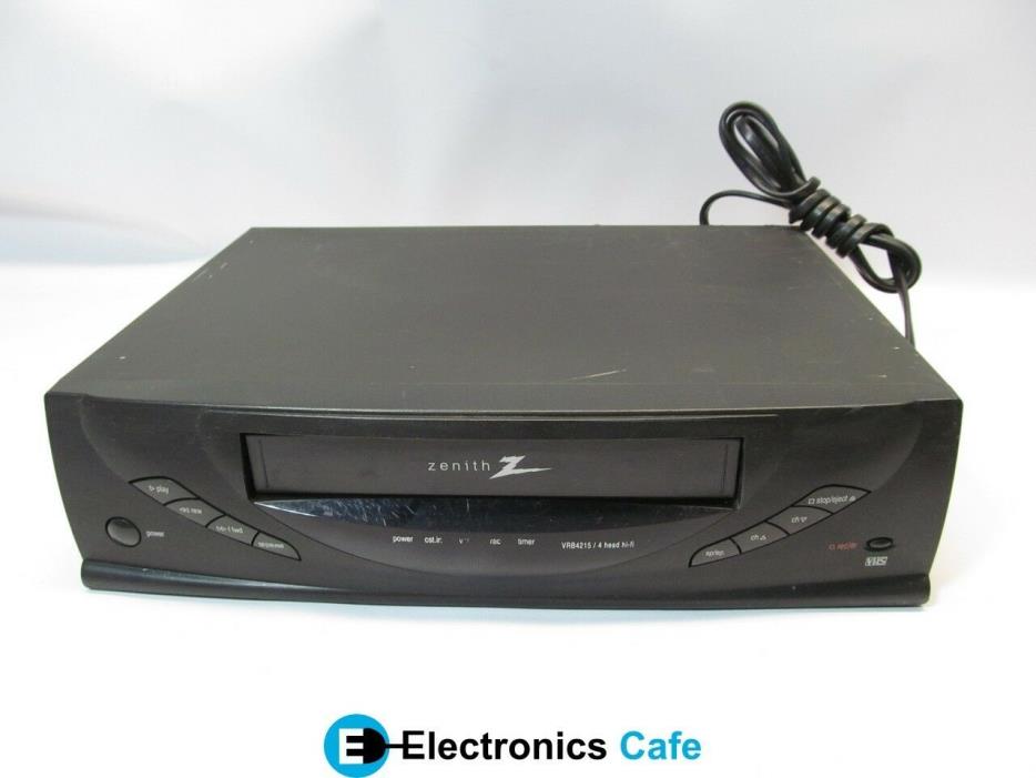 Zentih VRB4215 VHS Player*No Remote*