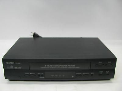 Sharp VC-A560U Super Picture 4-Head VCR/VHS Player Recorder *No Remote*