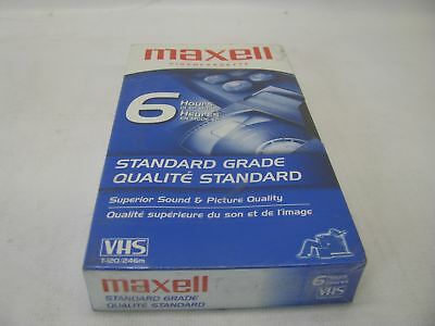 Maxell T-120 Standard Grade VHS Tape Lot of 4
