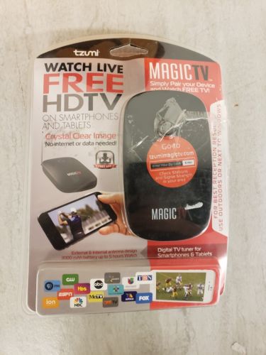 TZUMI Magic TV Digital Tuner for iOS and Android SmartPhones & Tablets Brand New
