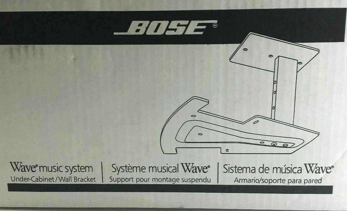 Bose Wave Under Cabinet Wall Bracket Mount Black 038759 New in Box