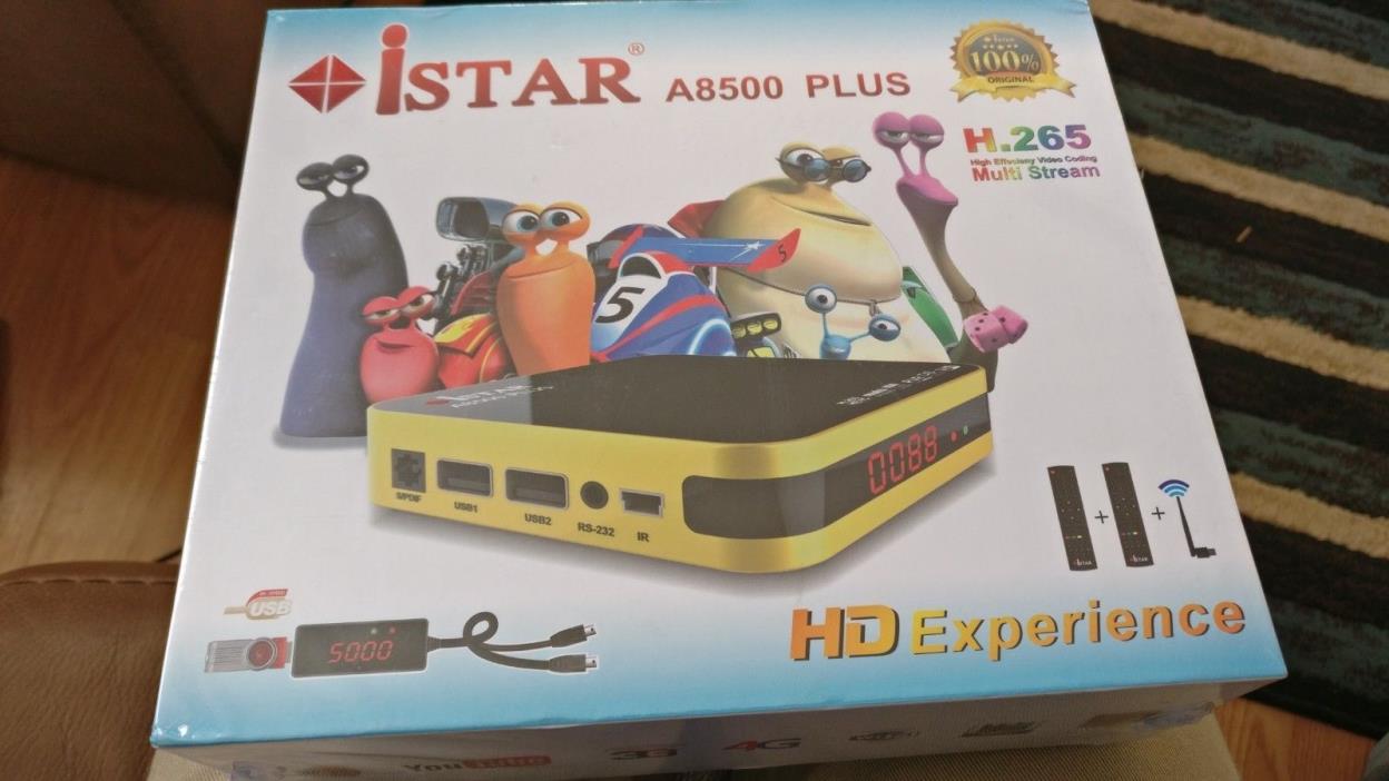 NEW iStar A9000 PLUS with 6 Months Free online TV ARABIC,ENGLISH,KURDISH,INDIAN