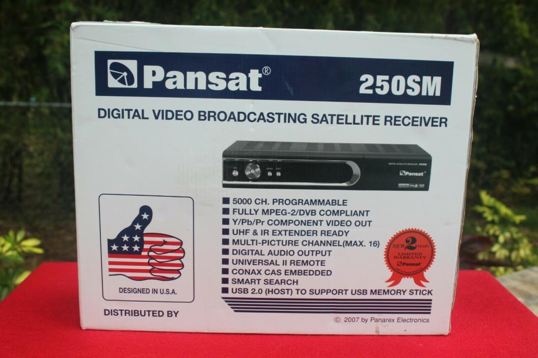 PANSAT Digital Video Broadcasting Satellite Receiver 250SM