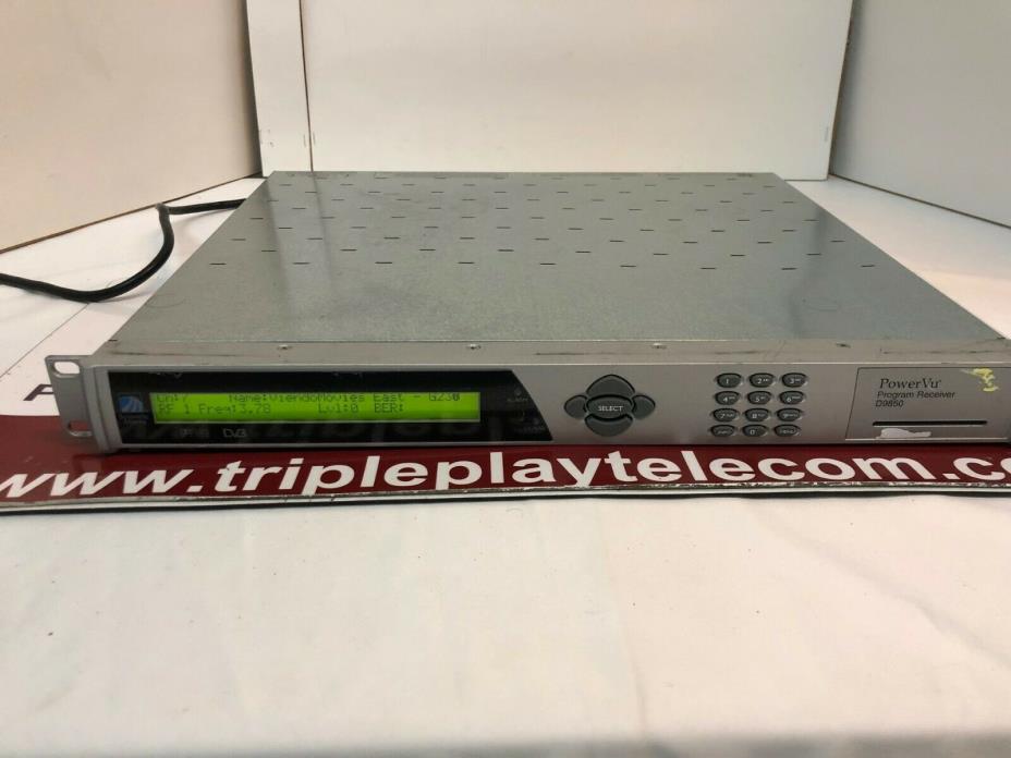 Scientific Atlanta PowerVu D9850 Program Receiver Signal Tuner Box UUU 4005966