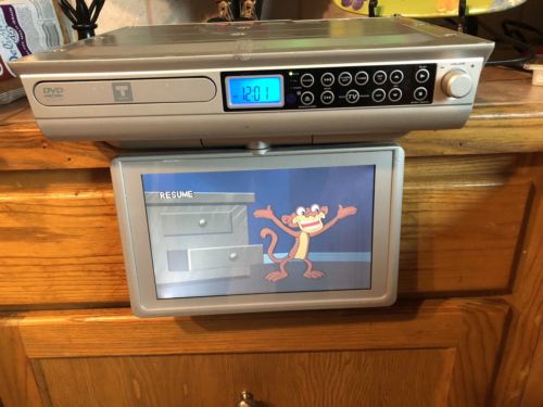 Trutech SpaceSaving Kitchen 10“ LCD TV DVD Radio CD Under Cabinet KLV3110