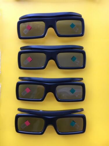 4 Pair - Genuine Samsung Active 3D Glasses SSG-3050GB, BN96-22253A