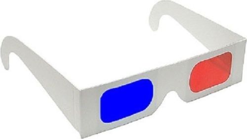 Anaglyph 3D Glasses Red/Blue-View 3D Print and Pictures-Pack of 5