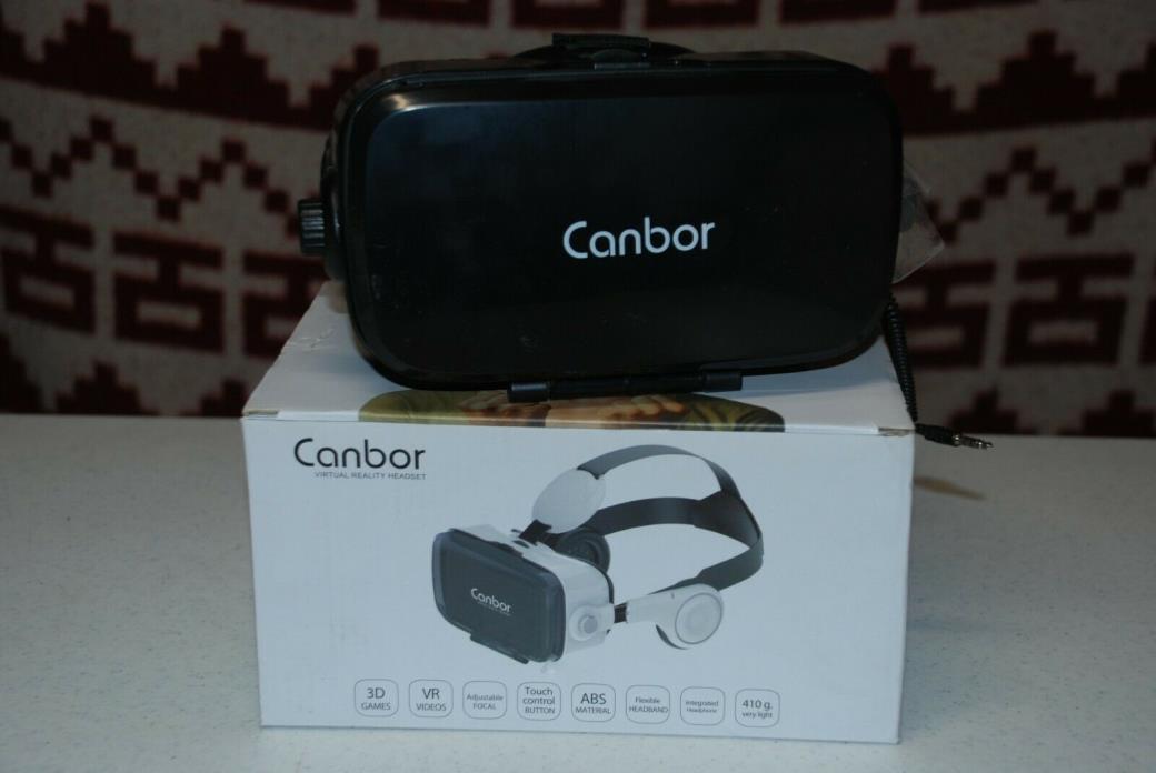 Canbor VR Headset Virtual Reality Headset  Glasses with HD Stereo 3D VR Goggles