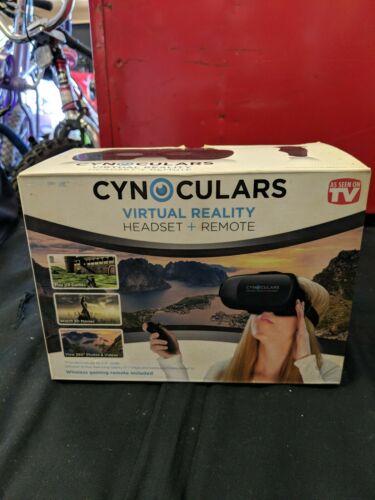 Cynoculars 3D Movie Virtual Reality Headset Wireless Gaming Remote As Seen On TV