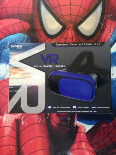 Vibe Essential VR Headset Blue (Use With Phone)