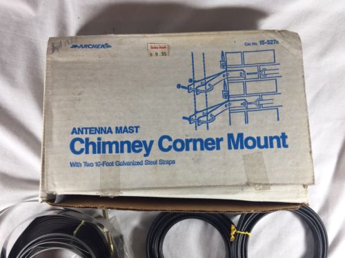 Antenna Chimney Mount And Assorted Cord Cutter Lot Antenna Mast Mount