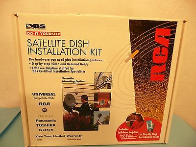 Lot of 2 RCA DBS Satellite Accessories DKIT96 SatelliteDish Installation Kit NOS