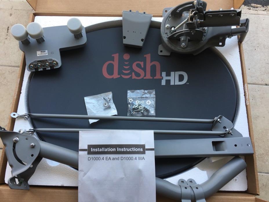 NEW DISH NETWORK 1000.4 EASTERN ARC KIT COMPLETE SATELLITE 61.5, 77,72 LMB