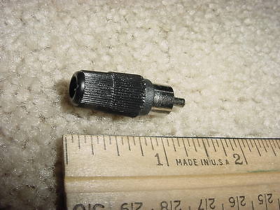 RCA PHONO CABLE PLUG, BLACK PLASTIC BACK NEW QTY-20