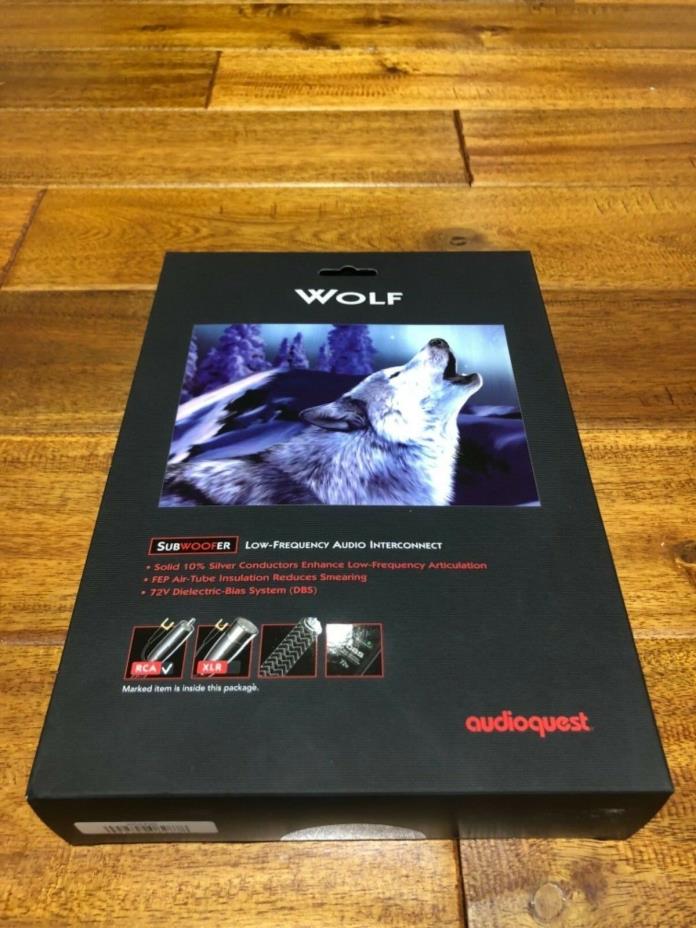 AudioQuest Wolf RCA subwoofer 3m BRAND NEW