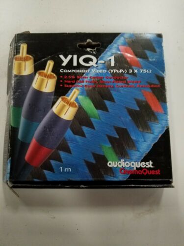 Audioquest YIQ-1 Component Video Cable - 1M Length CinemaQuest Braided