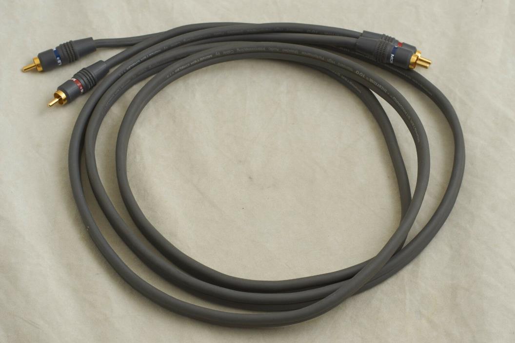 MONSTER Standard 2M (6.6ft) LOW NOISE DUAL RCA AUDIO CABLE INTERLINK 100