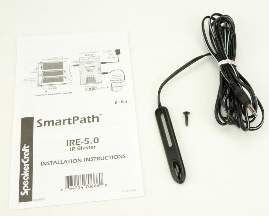 SpeakerCraft SmartPath IRE-5.0 IR Blaster with Instructions - Part No. ELT03500