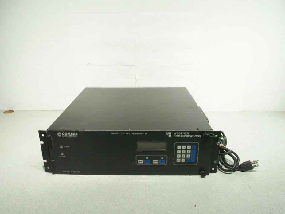 Comsat Labs Wegener Communications model DVT2001 MPEG 2 Video Transmitter