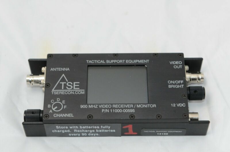 TSE Tactical Support Equipment 900 MHZ Video Receiver Monitor 11000-00595