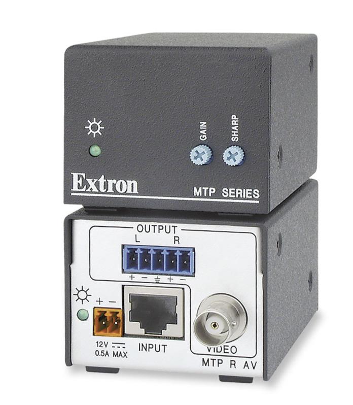Extron MTP R AV Twisted Pair Video & Audio Receiver New in Box with Power Supply
