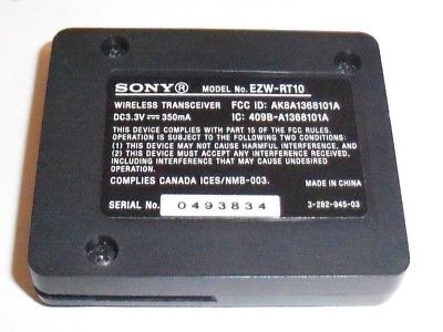 ORIGINAL Sony EZW-RT10 Wireless Transceiver Card S-AIR