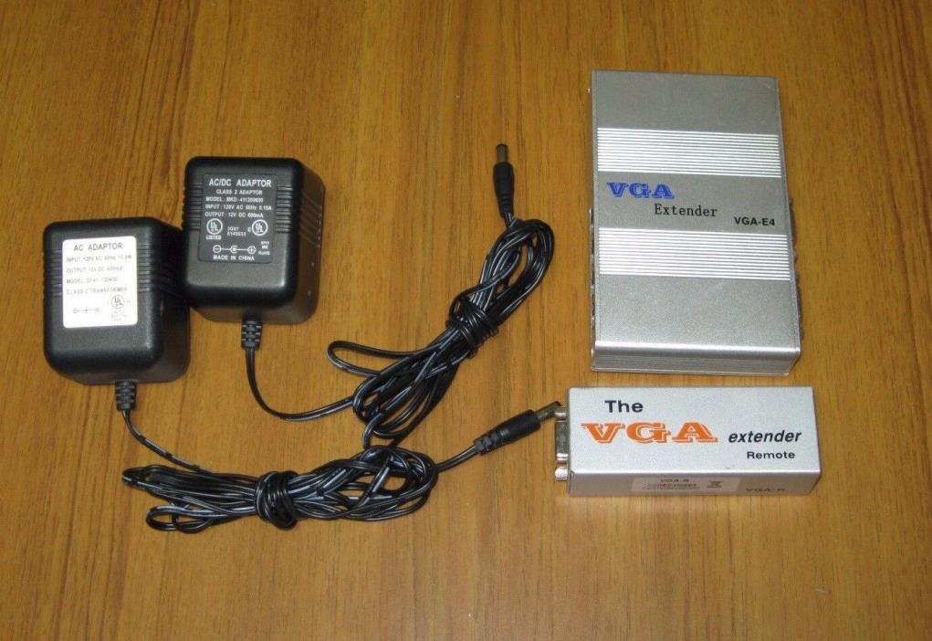 SmartView VGA-E4 4-Port VGA over CAT5 Extender Local Unit with Remote Unit VGA-R