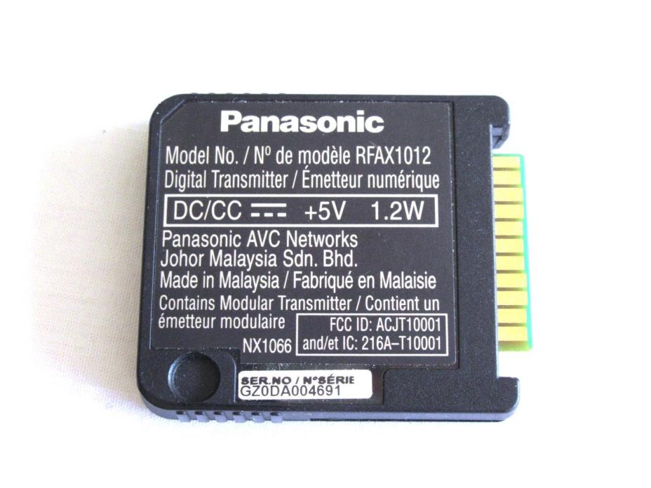 Oem Genuine Panasonic RFAX1012 Digital Wireless Transmitter Free Shipping