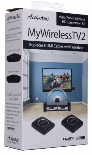 Actiontec Wireless HDMI Transmitter & Receiver Extender Kit, Full HD 1080P