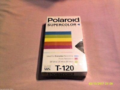 Polaroid Supercolor T 120 VHS Videocassette Everyday