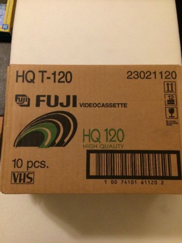 Fujifilm HQ120 VHS Videocassette 10 Pack