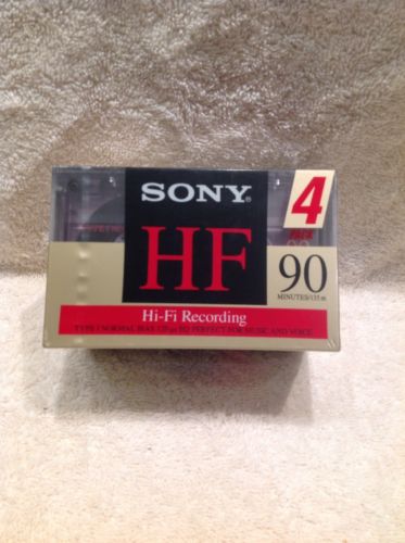 Sony Hi-Fi Recording 90 Minute - Pack Of 4 Cassettes - Type I - New