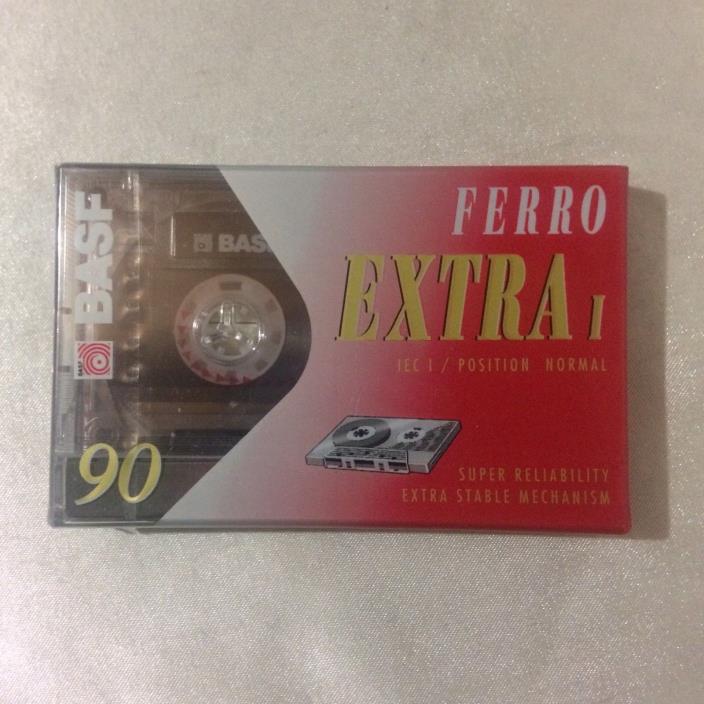 BASF Ferro Extra I 90 Blank Audio Cassette Tape NEW! Sealed!
