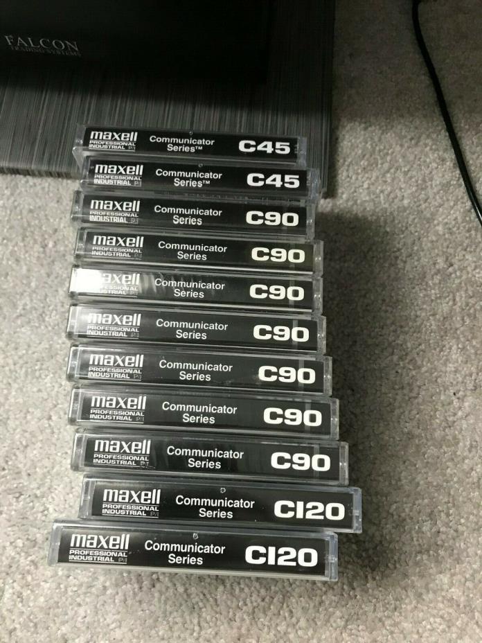 (11)Maxell Professional/Industrial P/I Cassette Tape Communicator Series