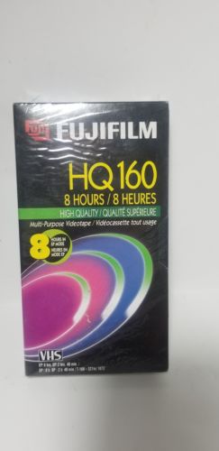Fuji HQ160 VIDEOCASSETTE Blank VHS High Quality Video Tapes 8 Hr Sealed
