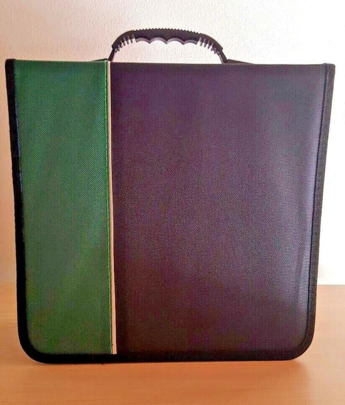 360 Capacity CD DVD Holder Storage Organizer DJ Wallet Media Case Album Car