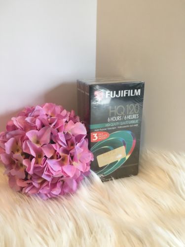 Sealed Brand New 3 Pack FujiFilm VHS Tapes HQ120